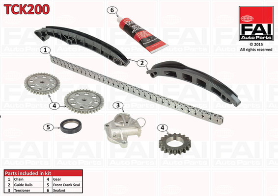 Kit lant de distributie FAI AUTOPARTS TCK200