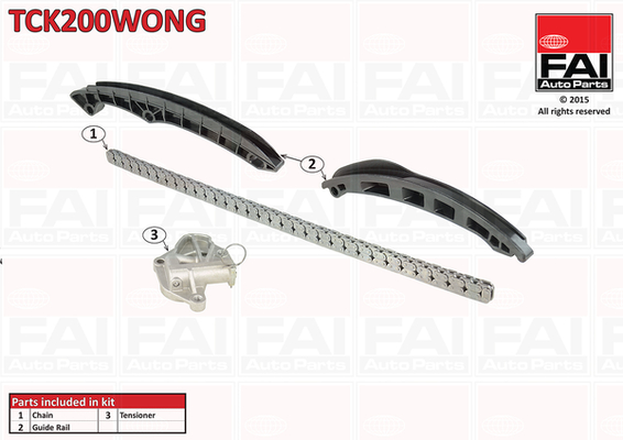 Kit lant de distributie FAI AUTOPARTS TCK200WONG