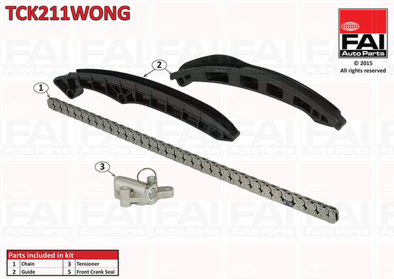 Kit lant de distributie FAI AUTOPARTS TCK211WONG
