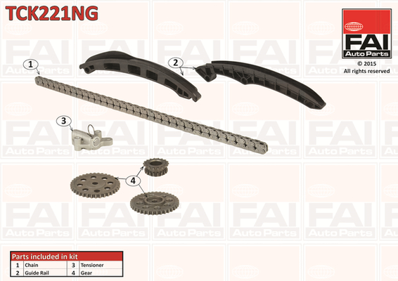 Kit lant de distributie FAI AUTOPARTS TCK221NG