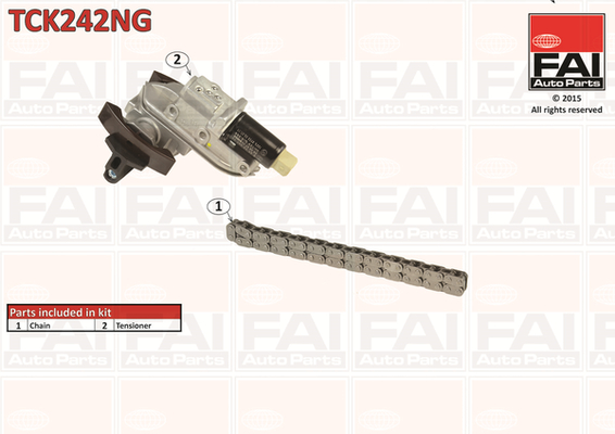 Kit lant de distributie FAI AUTOPARTS TCK242NG