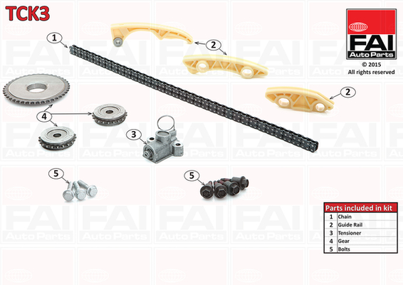 Kit lant de distributie FAI AUTOPARTS TCK3