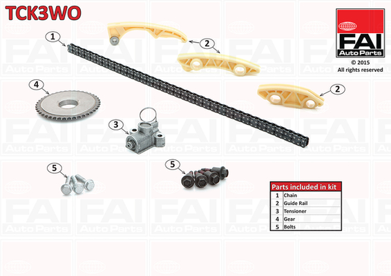 Kit lant de distributie FAI AUTOPARTS TCK3WO