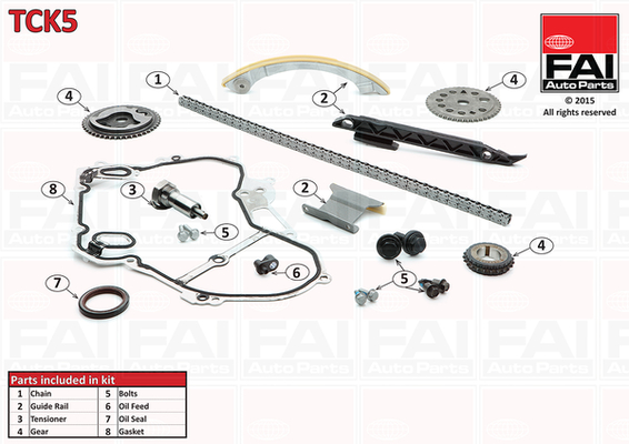 Kit lant de distributie FAI AUTOPARTS TCK5