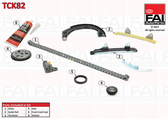 Kit lant de distributie FAI AUTOPARTS TCK82