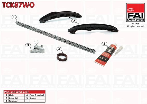 Kit lant de distributie FAI AUTOPARTS TCK87WO