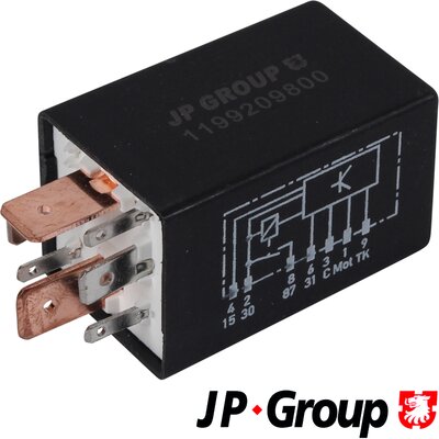 Releu pompa combustibil VW GOLF IV (1J1) 1.4 16V  benzina 75 cai JP GROUP 1199209800