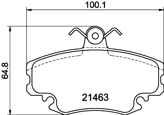 Placute frana DON PCP1005