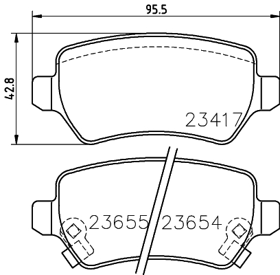 Placute frana DON PCP1019