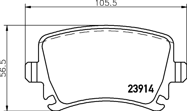 Placute frana DON PCP1004