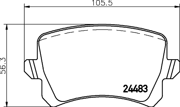 Placute frana DON PCP1060