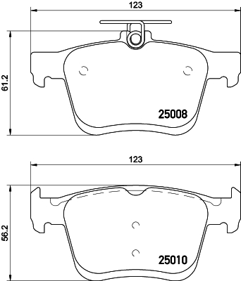 Placute frana DON PCP1200
