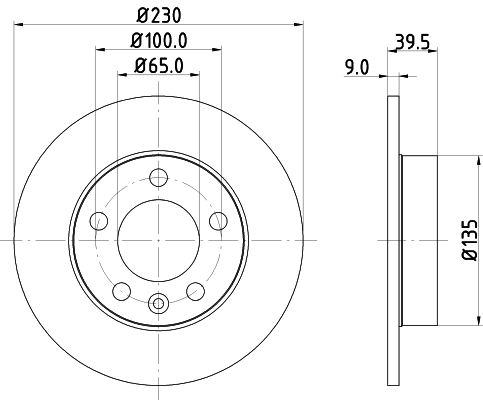 Disc frana DON PCD10032