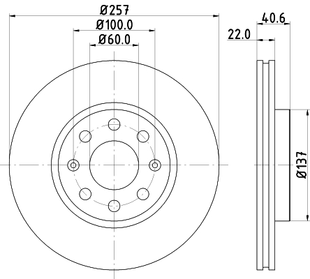 Disc frana DON PCD10102