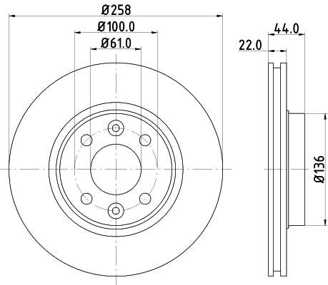 Disc frana DON PCD10442