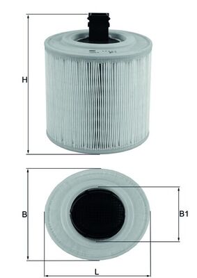 Filtru aer MAHLE ORIGINAL LX 3015/14