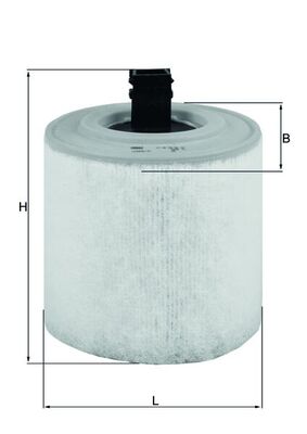 Filtru aer MAHLE ORIGINAL LX 3015/16