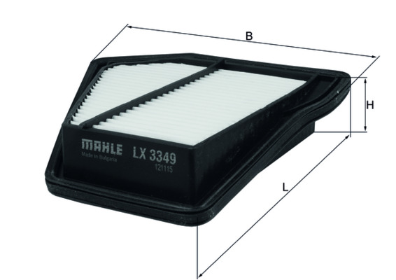 Filtru aer MAHLE ORIGINAL LX 3349