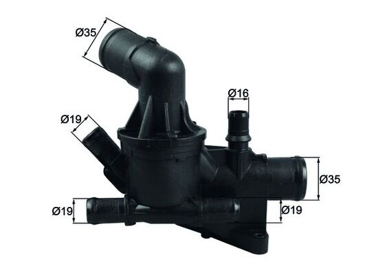 Termostat lichid racire MAHLE ORIGINAL TH 54 80