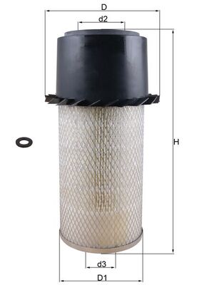 Filtru aer MAHLE ORIGINAL LX 18