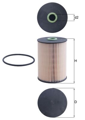 Filtru combustibil MAHLE ORIGINAL KX 228D