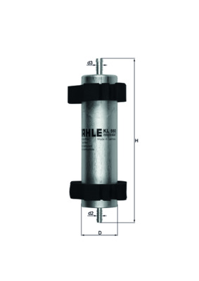 Filtru combustibil MAHLE ORIGINAL KL 660