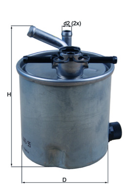 Filtru combustibil MAHLE ORIGINAL KL 440/35