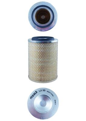 Filtru aer MAHLE ORIGINAL LX99
