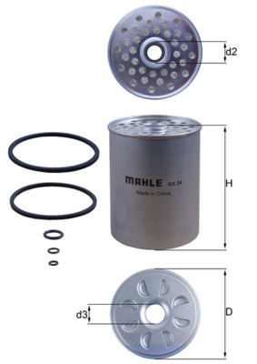 Filtru combustibil MAHLE ORIGINAL KX 24D