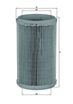 Filtru aer MAHLE ORIGINAL LX 914
