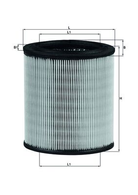 Filtru aer MAHLE ORIGINAL LX 715
