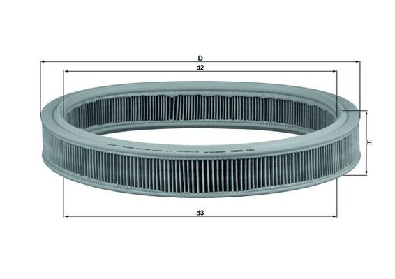 Filtru aer MAHLE ORIGINAL LX 527