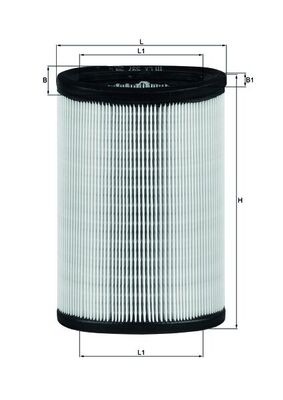 Filtru aer MAHLE ORIGINAL LX 597