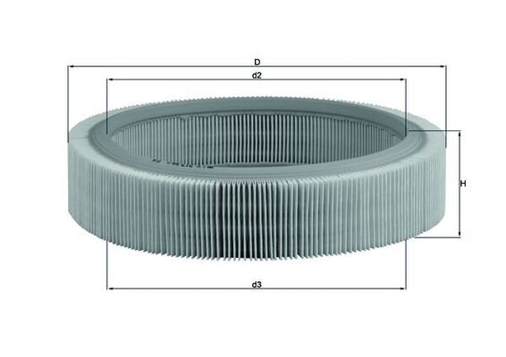 Filtru aer MAHLE ORIGINAL LX 317