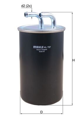 Filtru combustibil MAHLE ORIGINAL KL 737