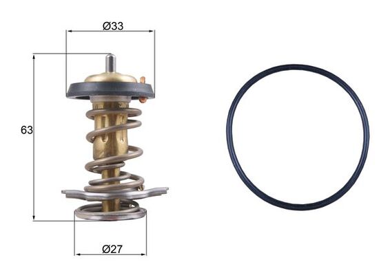 Termostat lichid racire MAHLE ORIGINAL TX 264 82D