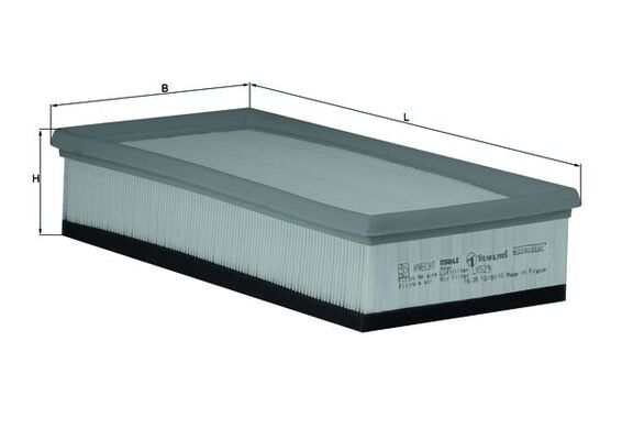 Filtru aer MAHLE ORIGINAL LX 529