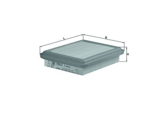Filtru aer MAHLE ORIGINAL LX 591