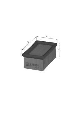 Filtru aer MAHLE ORIGINAL LX 820