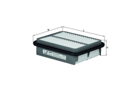 Filtru aer MAHLE ORIGINAL LX 861