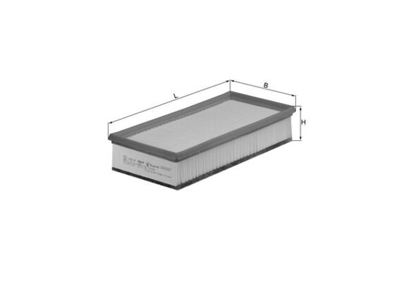 Filtru aer MAHLE ORIGINAL LX 1296