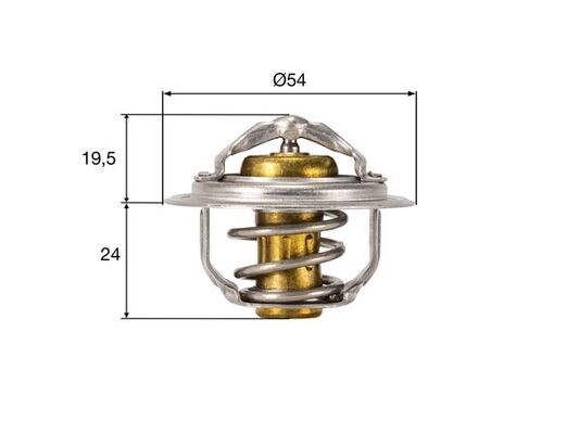 Termostat lichid racire MAHLE ORIGINAL TX 212 82D