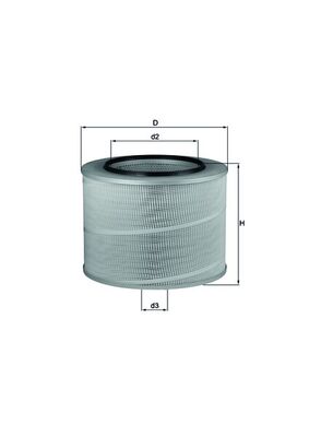 Filtru aer MAHLE ORIGINAL LX 506