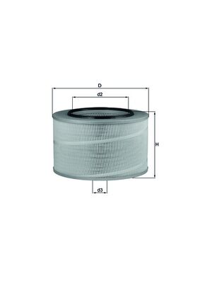 Filtru aer MAHLE ORIGINAL LX 507