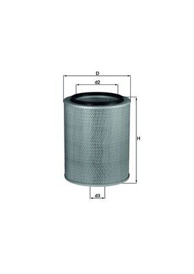 Filtru aer MAHLE ORIGINAL LX 531