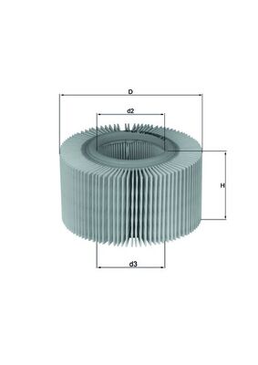 Filtru aer MAHLE ORIGINAL LX 578