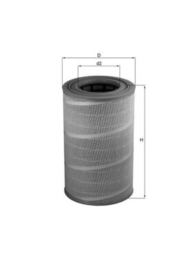 Filtru aer MAHLE ORIGINAL LX 612