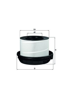 Filtru aer MAHLE ORIGINAL LX 814/1