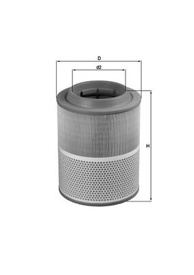 Filtru aer MAHLE ORIGINAL LX 1072