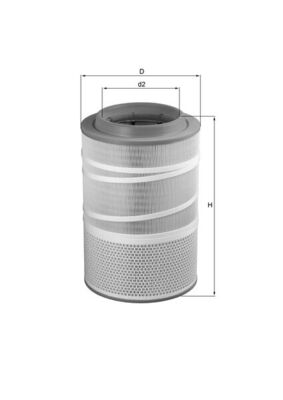 Filtru aer MAHLE ORIGINAL LX 1278